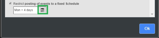 Setting working hours for an AbcSubmit appointment schedule